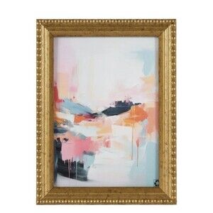 DesignOvation 5x7 Beaded Gold Decorative Tabletop Picture Frame NEW